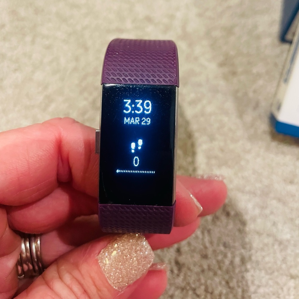 Fitbit charge 2 with extra band and charger